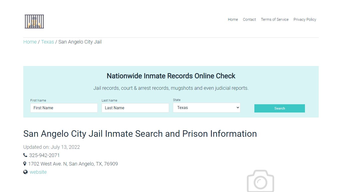 San Angelo City Jail Inmate Search and Prison Information